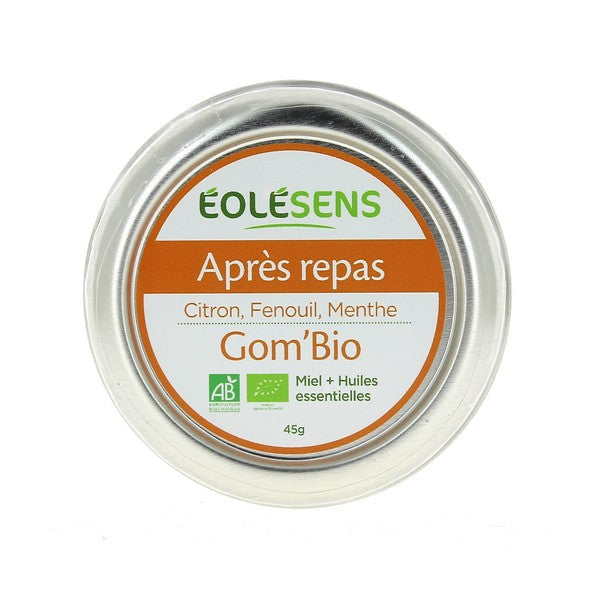 Eolesens -- DDM 30.12.2024 Gomme bio après repas - 45 g