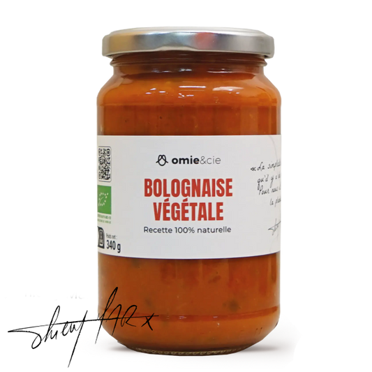 Omie -- Sauce bolognaise végétale bio (tomates et lentilles françaises) - 340 g